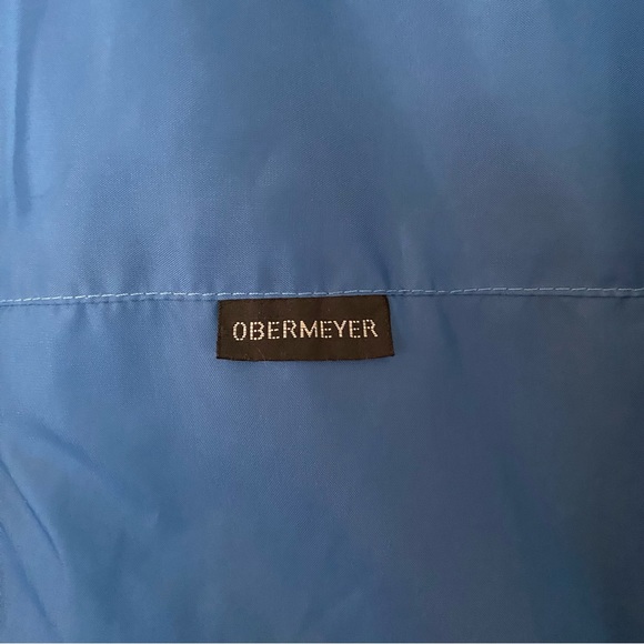 Vintage Obermeyer Montana Nylon Coat Windbreaker Blue Men’s Small - Picture 4 of 12